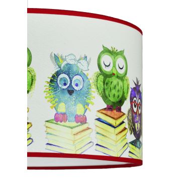 Duolla - Kinder Hanglamp aan een koord OWL 1xE27/15W/230V