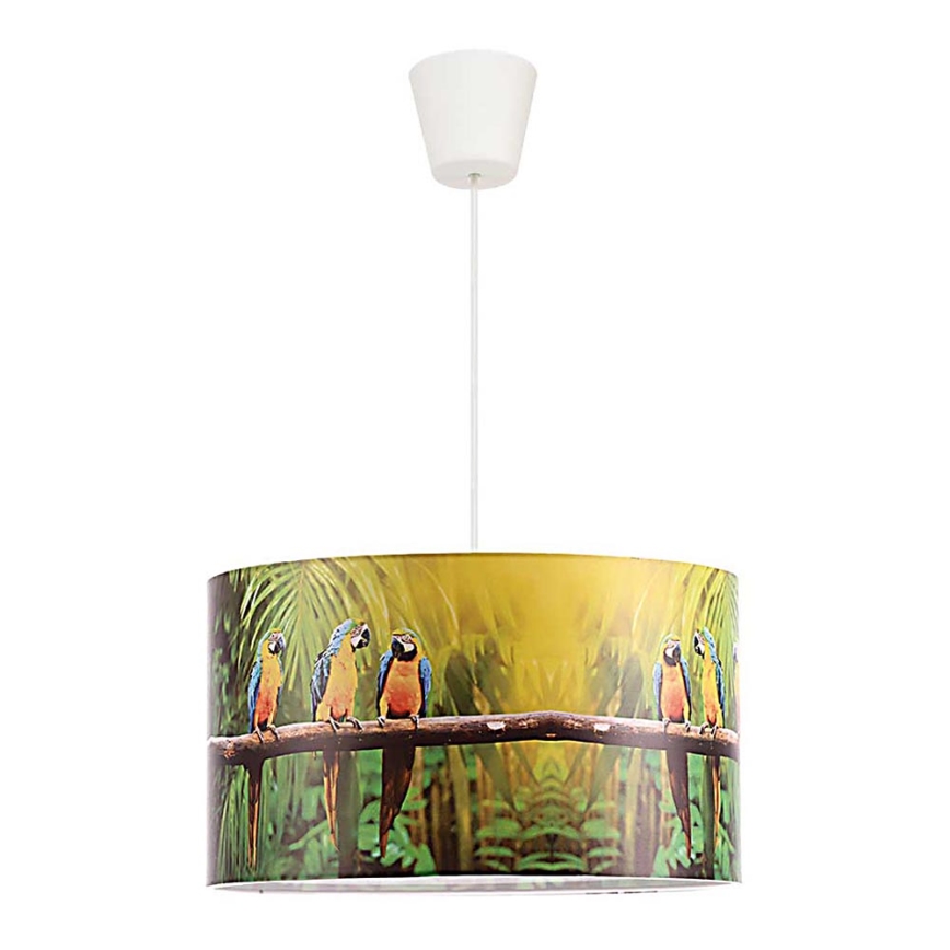 Duolla - Kinderhanglamp aan koord PARROTS 1xE27/40W/230V