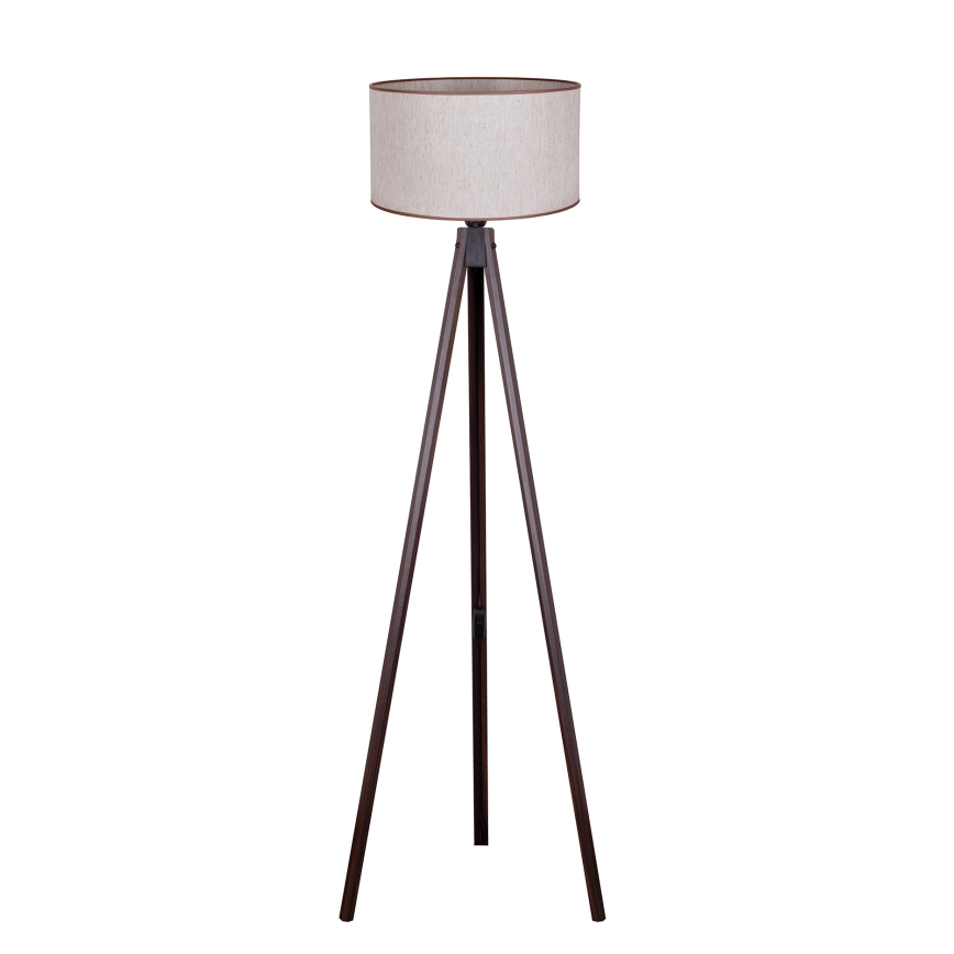 Duolla - Lampadaire 1xE27/60W/230V beige/wenge