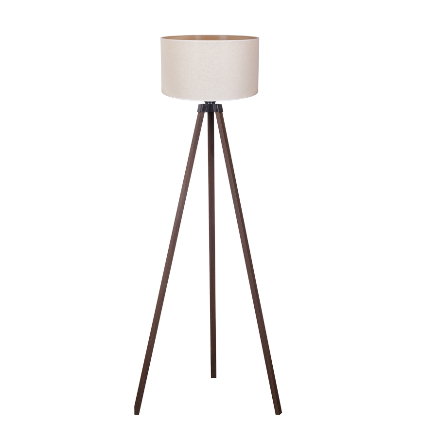 Duolla - Lampadaire 1xE27/60W/230V crème/marron