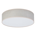 Duolla - LED Plafondlamp CORTINA LED/26W/230V diameter 30 cm 4000K beige