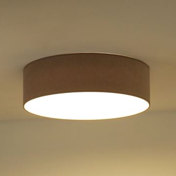 Duolla - LED Plafondlamp CORTINA LED/26W/230V diameter 30 cm 4000K bruin