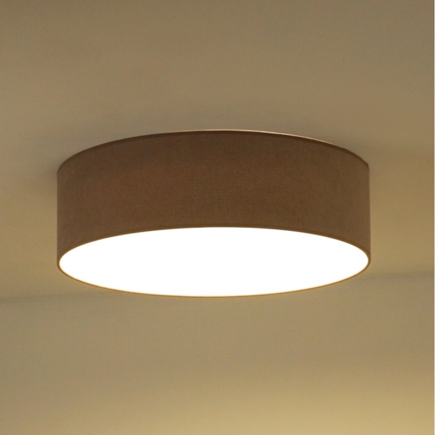 Duolla - LED Plafondlamp CORTINA LED/26W/230V diameter 30 cm 4000K bruin