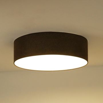 Duolla - LED Plafondlamp CORTINA LED/26W/230V diameter 30 cm 4000K bruin