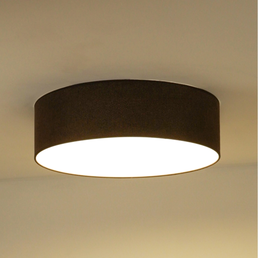 Duolla - LED Plafondlamp CORTINA LED/26W/230V diameter 30 cm 4000K bruin