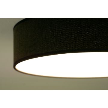 Duolla - LED Plafondlamp CORTINA LED/26W/230V diameter 30 cm 4000K bruin