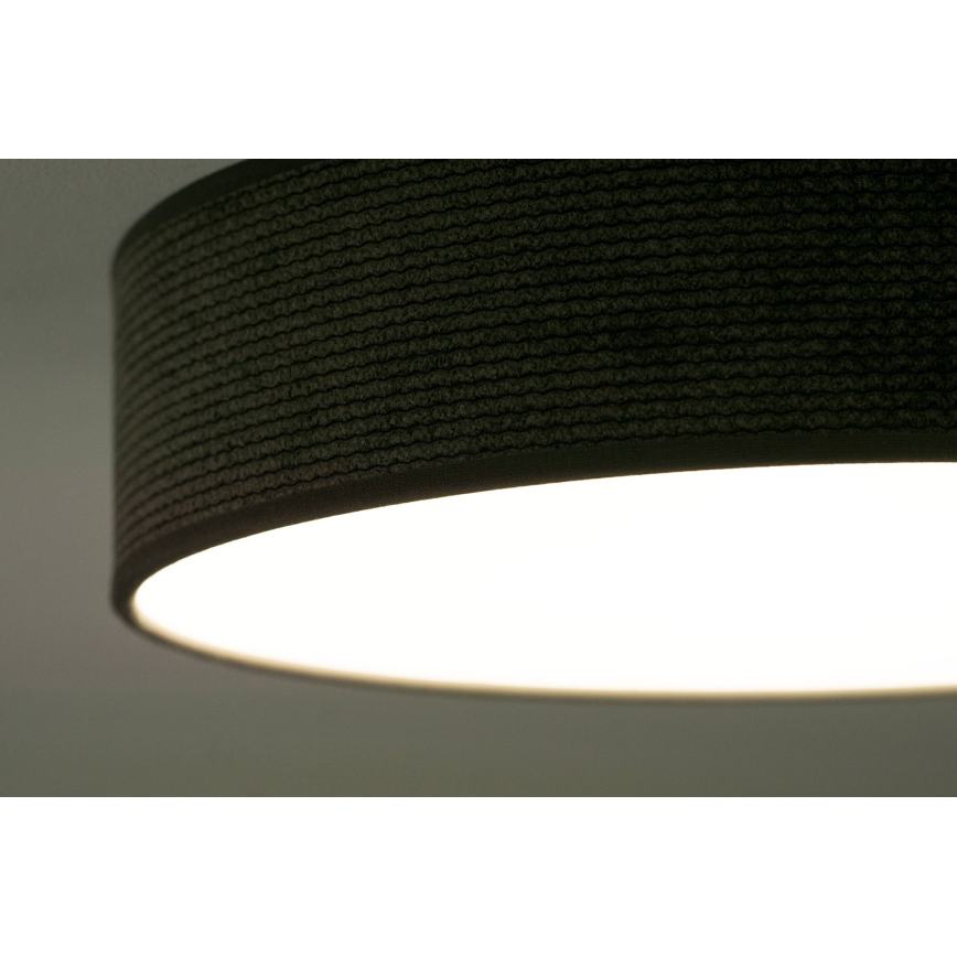 Duolla - LED Plafondlamp CORTINA LED/26W/230V diameter 30 cm 4000K bruin