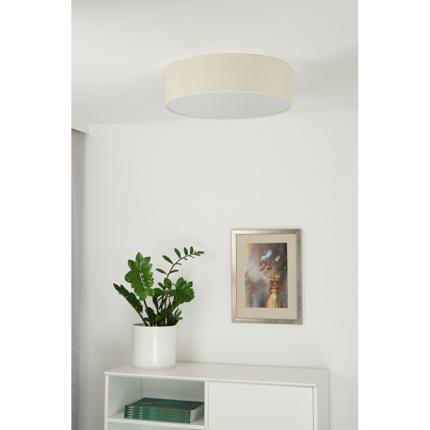 Duolla - LED Plafondlamp CORTINA LED/26W/230V diameter 30 cm 4000K crème