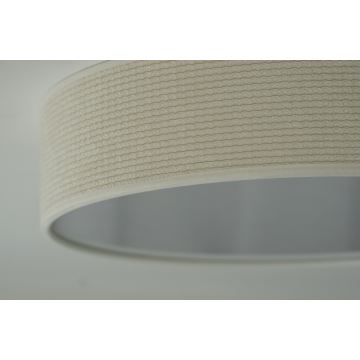 Duolla - LED Plafondlamp CORTINA LED/26W/230V diameter 30 cm 4000K crème