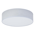 Duolla - LED Plafondlamp CORTINA LED/26W/230V diameter 30 cm 4000K grijs