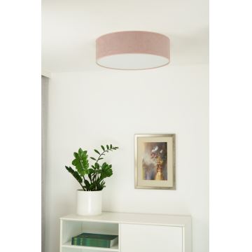 Duolla - LED Plafondlamp CORTINA LED/26W/230V diameter 30 cm 4000K roze