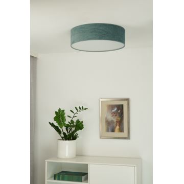 Duolla - LED Plafondlamp CORTINA LED/26W/230V diameter 30 cm 4000K turquoise