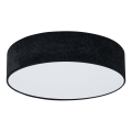 Duolla - LED Plafondlamp CORTINA LED/26W/230V diameter 30 cm 4000K zwart