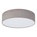 Duolla - LED Plafondlamp CORTINA LED/26W/230V diameter 30 cm bruin