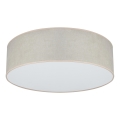 Duolla - LED Plafondlamp CORTINA LED/26W/230V diameter 45 cm 4000K beige