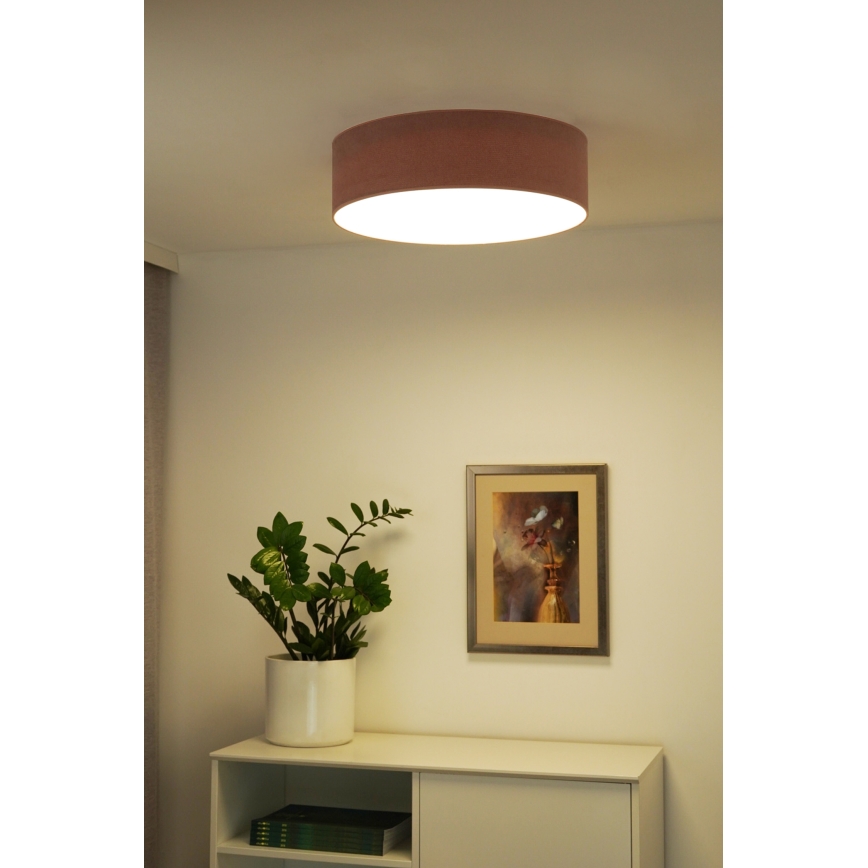 Duolla - LED Plafondlamp CORTINA LED/26W/230V diameter 45 cm 4000K roze