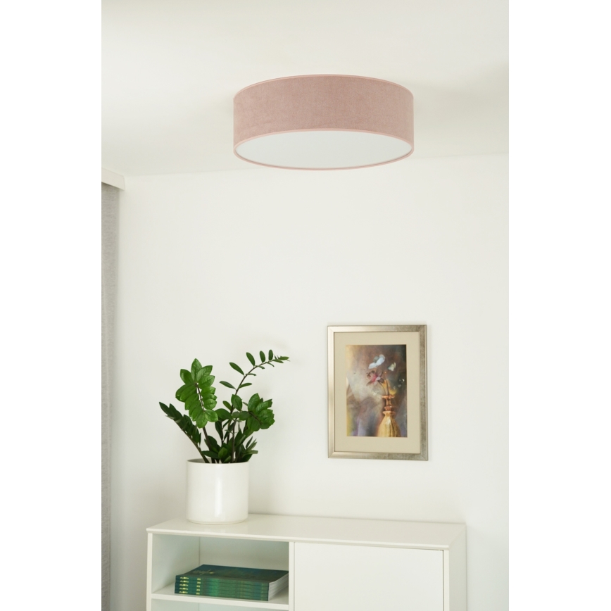 Duolla - LED Plafondlamp CORTINA LED/26W/230V diameter 45 cm 4000K roze