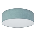 Duolla - LED Plafondlamp CORTINA LED/26W/230V diameter 45 cm 4000K turquoise