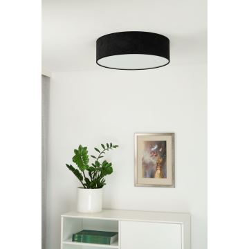 Duolla - LED Plafondlamp CORTINA LED/26W/230V diameter 45 cm 4000K zwart