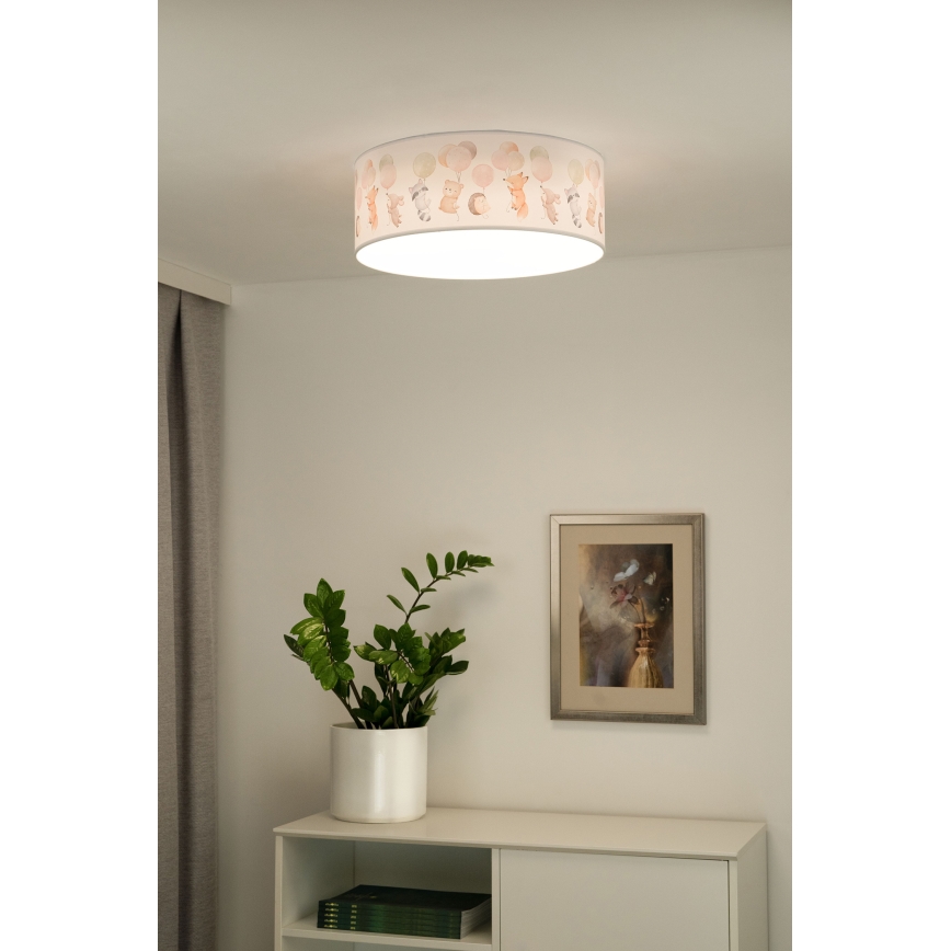 Duolla - LED Plafondlamp kinderkamer CORTINA LED/26W/230V diameter 40 cm 4000K