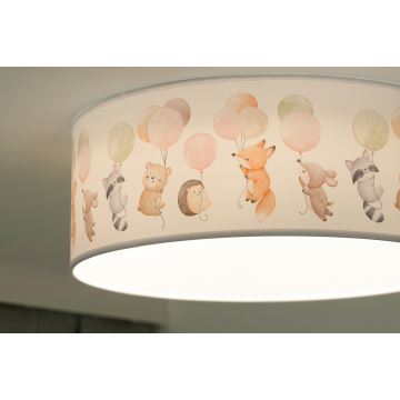 Duolla - LED Plafondlamp kinderkamer CORTINA LED/26W/230V diameter 40 cm 4000K