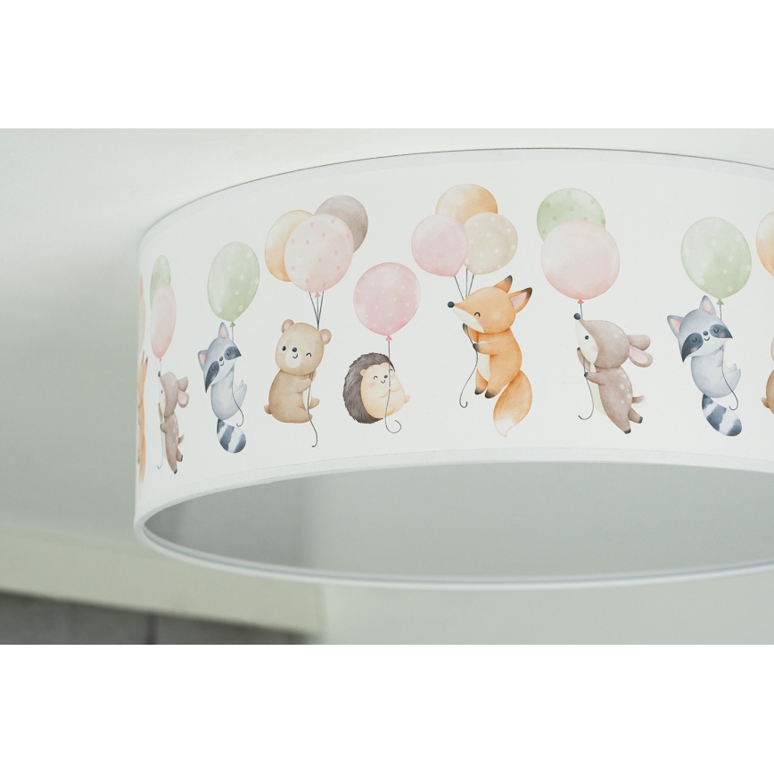 Duolla - LED Plafondlamp kinderkamer CORTINA LED/26W/230V diameter 40 cm 4000K