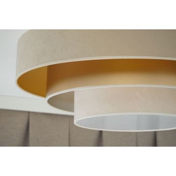 Duolla - LED Plafondlamp LUNETA LED/26W/230V diameter 60 cm 4000K beige/goud/crème