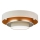 Duolla - LED Plafondlamp LUNETA LED/26W/230V diameter 60 cm 4000K crème/goud/beige