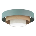 Duolla - LED Plafondlamp LUNETA LED/26W/230V diameter 60 cm 4000K turquoise/beige/crème