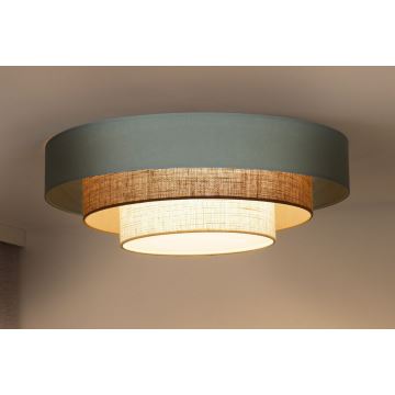 Duolla - LED Plafondlamp LUNETA LED/26W/230V diameter 60 cm 4000K turquoise/beige/crème