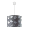 Duolla - Lustre enfant sur fil OWL 1xE27/40W/230V