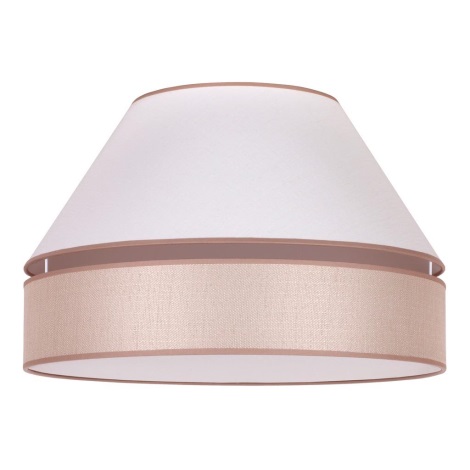Duolla - Plafondlamp AVIGNON 1xE27/15W/230V diameter 50 cm wit/beige
