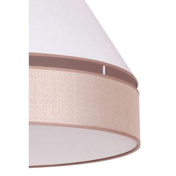 Duolla - Plafondlamp AVIGNON 3xE27/15W/230V diameter 60 cm wit/beige