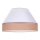 Duolla - Plafondlamp AVIGNON 3xE27/15W/230V diameter 60 cm wit/bruin