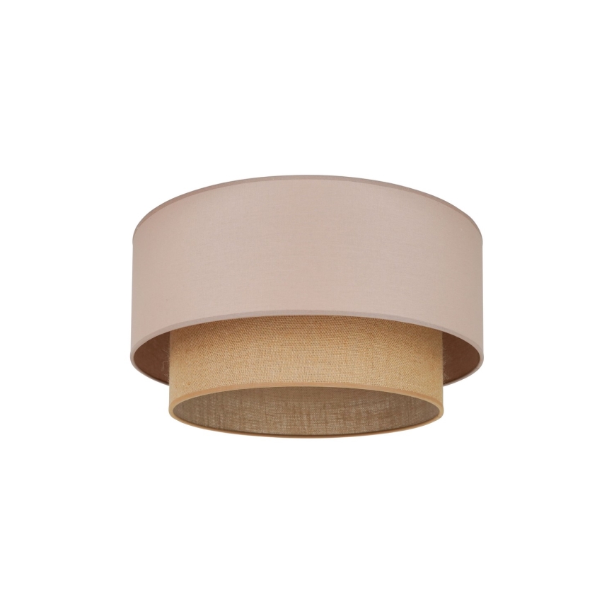 Duolla - Plafondlamp BOHO 1xE27/15W/230V diameter 45 cm beige/bruin