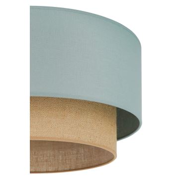 Duolla - Plafondlamp BOHO 1xE27/15W/230V diameter 45 cm groen/bruin