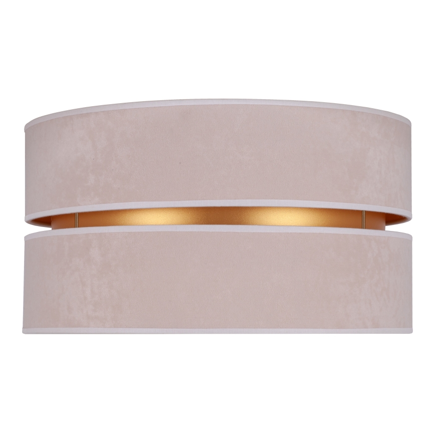 Duolla - Plafondlamp DUO 1xE27/15W/230V beige/goud