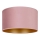 Duolla - Plafondlamp ROLLER 1xE27/15W/230V diameter 40 cm roze/gouden