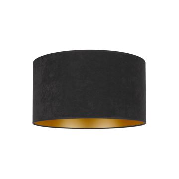 Duolla - Plafondlamp ROLLER 1xE27/15W/230V diameter 40 cm zwart/gouden