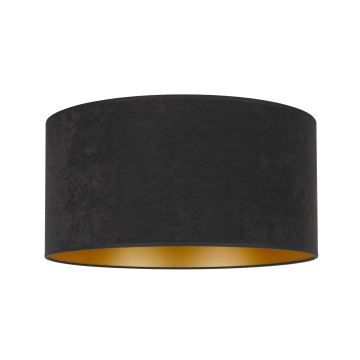 Duolla - Plafondlamp ROLLER 3xE27/15W/230V diameter 60 cm zwart/gouden