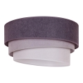 Duolla - Plafondlamp TRIO 1xE27/15W/230V diameter 45 cm antraciet/grijs/wit