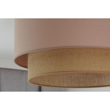 Duolla - Plafonnier BOHO 1xE27/15W/230V d. 45 cm beige/marron