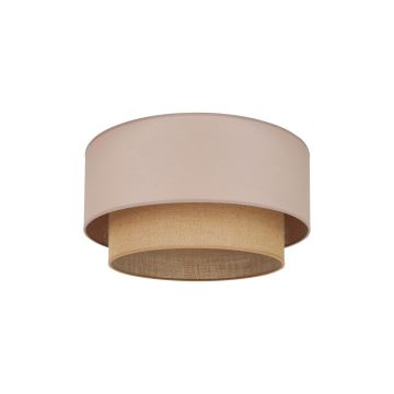 Duolla - Plafonnier BOHO 1xE27/15W/230V d. 45 cm beige/marron