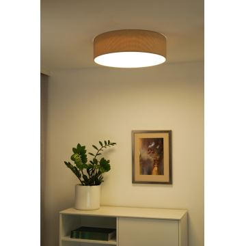 Duolla - Plafonnier CORTINA LED/26W/230V d. 30 cm 4000K beige