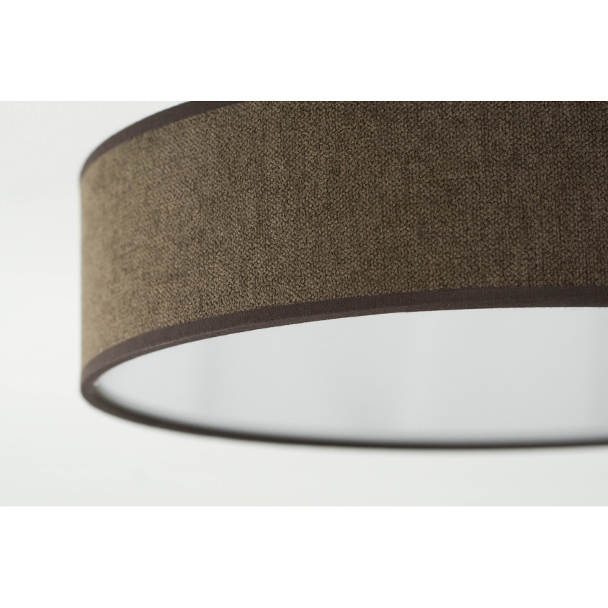 Duolla - Plafonnier CORTINA LED/26W/230V d. 30 cm 4000K marron