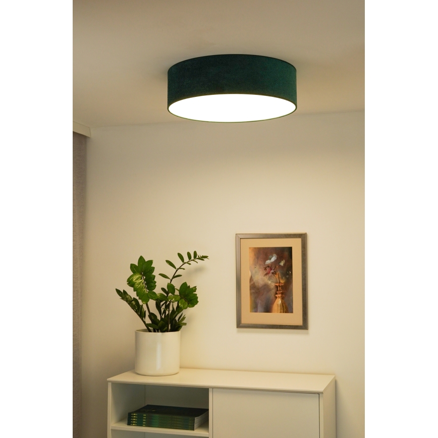 Duolla - Plafonnier CORTINA LED/26W/230V d. 30 cm 4000K vert