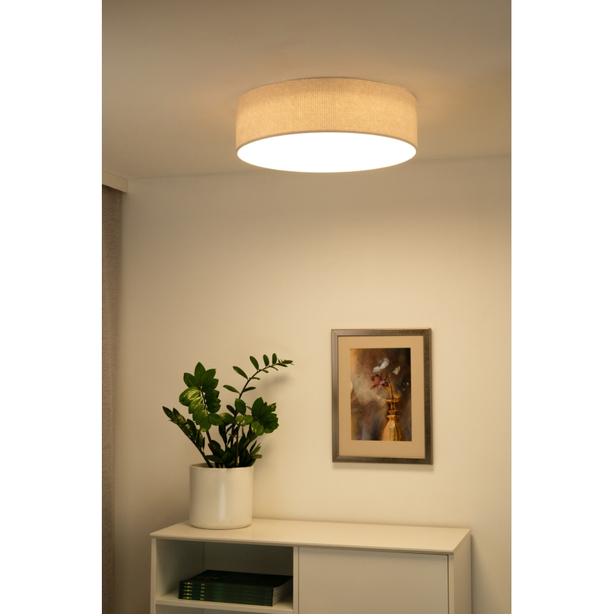 Duolla - Plafonnier CORTINA LED/26W/230V d. 45 cm 4000K crème