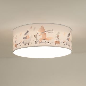 Duolla - Plafonnier enfant CORTINA LED/26W/230V d. 40 cm 4000K