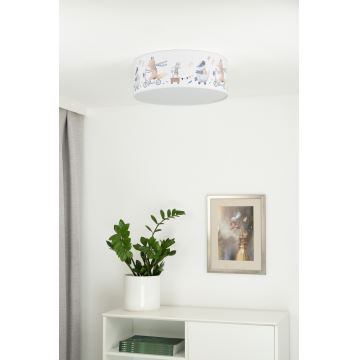 Duolla - Plafonnier enfant CORTINA LED/26W/230V d. 40 cm 4000K