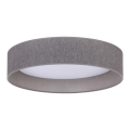 Duolla - Plafonnier LED ROLLER LED/24W/230V gris foncé